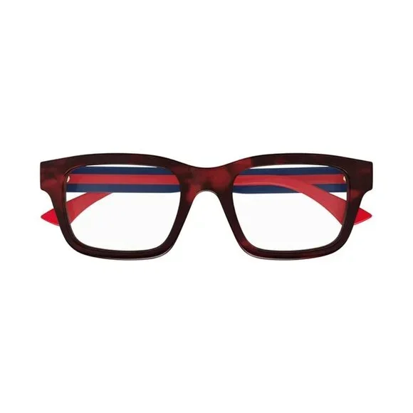 NEW GUCCI EYEGLASSES HAVANA RED BLUE MEN EYEWEAR GUCCI